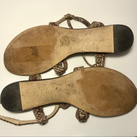 CALVIN KLEIN Sarra Python Rope Sandals 7.5 - Picture 4 of 4